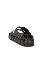 BIRKENSTOCK Arizona Exquisite Chunky in Black, view 3, click to view large image.