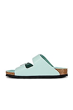 BIRKENSTOCK Arizona Big Buckle Sandal in High Shine Surf Green, view 5, click to view large image.