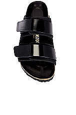 BIRKENSTOCK Uji Sandal in Black, view 4, click to view large image.