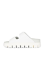 BIRKENSTOCK Arizona Exquisite Chunky Sandal in White, view 5, click to view large image.
