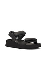 BIRKENSTOCK Theda Exquisite Sandal in Black, view 2, click to view large image.