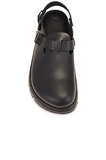 BIRKENSTOCK Tokio Chunky Exquisite Clog in Black, view 4, click to view large image.