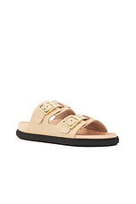 BIRKENSTOCK St Barths Exquisite Sandal in New Beige, view 2, click to view large image.