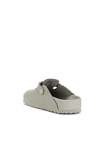 BIRKENSTOCK Boston Exquisite Clog in Mineral Gray, view 3, click to view large image.