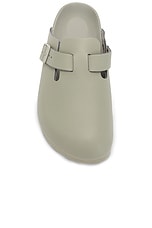 BIRKENSTOCK Boston Exquisite Clog in Mineral Gray, view 4, click to view large image.