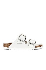 BIRKENSTOCK Arizona Big Buckle Sandal in White, view 1, click to view large image.
