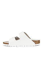 BIRKENSTOCK Arizona Big Buckle Sandal in White, view 5, click to view large image.