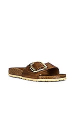 BIRKENSTOCK Madrid Big Buckle Sandal in Cognac, view 2, click to view large image.
