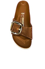 BIRKENSTOCK Madrid Big Buckle Sandal in Cognac, view 4, click to view large image.