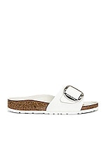 BIRKENSTOCK Madrid Big Buckle Sandal in White, view 1, click to view large image.