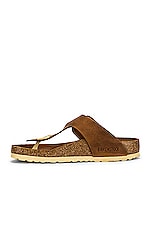 BIRKENSTOCK Gizeh Big Buckle Sandal in Cognac, view 5, click to view large image.