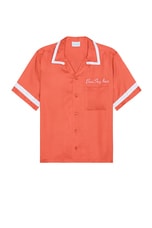 Blue Sky Inn Waiter Shirt in Coral, view 1, click to view large image.