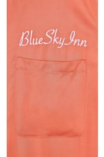 Blue Sky Inn Waiter Shirt in Coral, view 3, click to view large image.