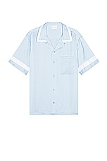 Blue Sky Inn Waiter Shirt in Baby Blue, view 1, click to view large image.
