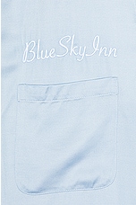 Blue Sky Inn Waiter Shirt in Baby Blue, view 3, click to view large image.