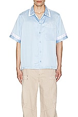 Blue Sky Inn Waiter Shirt in Baby Blue, view 4, click to view large image.