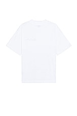 Blue Sky Inn Car Tee in White, view 2, click to view large image.