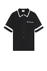 Blue Sky Inn Waiter Shirt in Black, view 1, click to view large image.