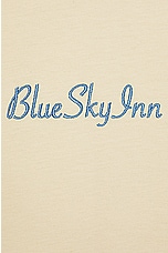 Blue Sky Inn Logo Tee in Cream, view 3, click to view large image.