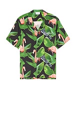 Blue Sky Inn Flamingo Shirt in Multi, view 1, click to view large image.