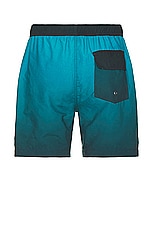 Blue Sky Inn Gradient Swim Trunk in Blue, view 2, click to view large image.