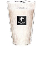 Baobab Collection Pearls Candle in White, view 1, click to view large image.