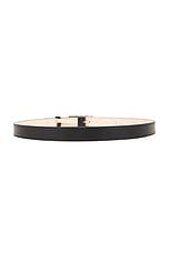 BALMAIN Signature Belt in Black, view 2, click to view large image.