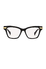 BALMAIN Sentinelle III Optical Eyeglasses in Black & Gold, view 1, click to view large image.