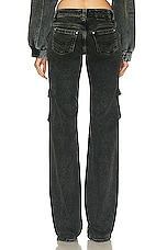 Blumarine Cargo Jean in Dark Shadow, view 4, click to view large image.