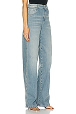 Blumarine Boyfriend Wide Leg in Country Blue, view 2, click to view large image.