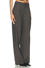 Blumarine Wide Leg Pant in Grey Castlerock, view 2, click to view large image.