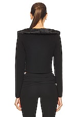 Blumarine Cardigan in Nero, view 3, click to view large image.