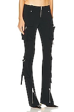 Blumarine 4 Pocket Pant in Nero, view 2, click to view large image.
