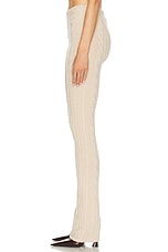 Blumarine Knit Pant in Croissant, view 3, click to view large image.