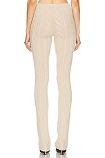 Blumarine Knit Pant in Croissant, view 4, click to view large image.