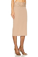 Blumarine Midi Skirt in Amphora, view 2, click to view large image.