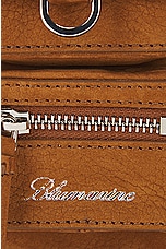 Blumarine Nubuck Cargo Bag in Bruciato, view 7, click to view large image.