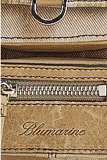 Blumarine Cargo Denim Bag in Camoscio & Amphora, view 7, click to view large image.