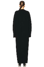 Brandon Maxwell The Harlan Sweater Dress in Black, view 3, click to view large image.