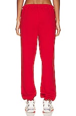 Bianca Chandon Lover 10th Anniversary Sweatpants in Red, view 4, click to view large image.