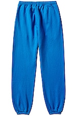 Bianca Chandon Lover 10th Anniversary Sweatpants in Blue, view 2, click to view large image.