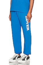 Bianca Chandon Lover 10th Anniversary Sweatpants in Blue, view 5, click to view large image.