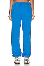 Bianca Chandon Lover 10th Anniversary Sweatpants in Blue, view 4, click to view large image.
