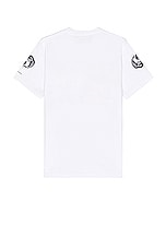 Bianca Chandon Glam Rock T-Shirt in White, view 2, click to view large image.