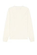 Bianca Chandon Lover Longsleeve T-Shirt in Cream, view 2, click to view large image.