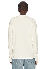 Bianca Chandon Lover Longsleeve T-Shirt in Cream, view 3, click to view large image.