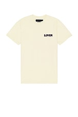 Bianca Chandon Lover Side Logo Shirt in Light Khaki, view 1, click to view large image.