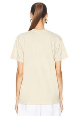 Bianca Chandon Lover Side Logo Shirt in Light Khaki, view 3, click to view large image.