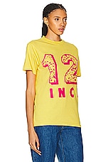 Bianca Chandon 12 Inch T-Shirt in Yellow, view 2, click to view large image.