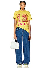 Bianca Chandon 12 Inch T-Shirt in Yellow, view 4, click to view large image.